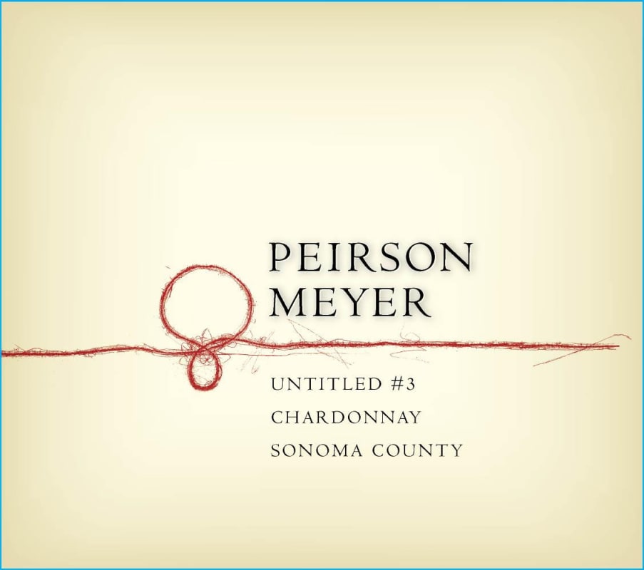 Peirson Meyer Untitled #3 Chardonnay 2013 Front Label