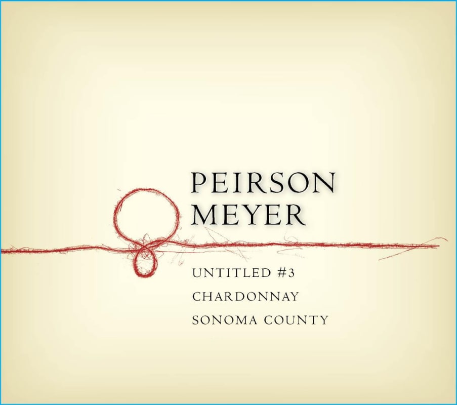 Peirson Meyer Untitled #3 Chardonnay 2008 Front Label
