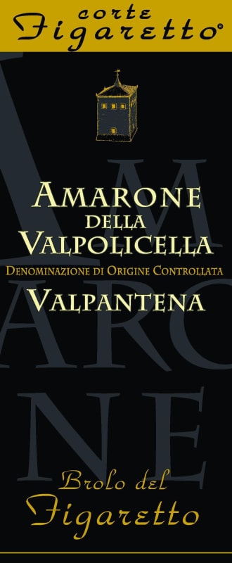 Corte Figaretto Amarone della Valpolicella Valpantena Brolo del Figaretto 2012 Front Label
