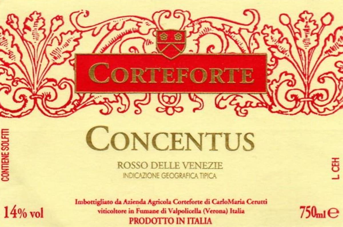 Azienda Agricola Corteforte delle Venezie Concentus 2005 Front Label