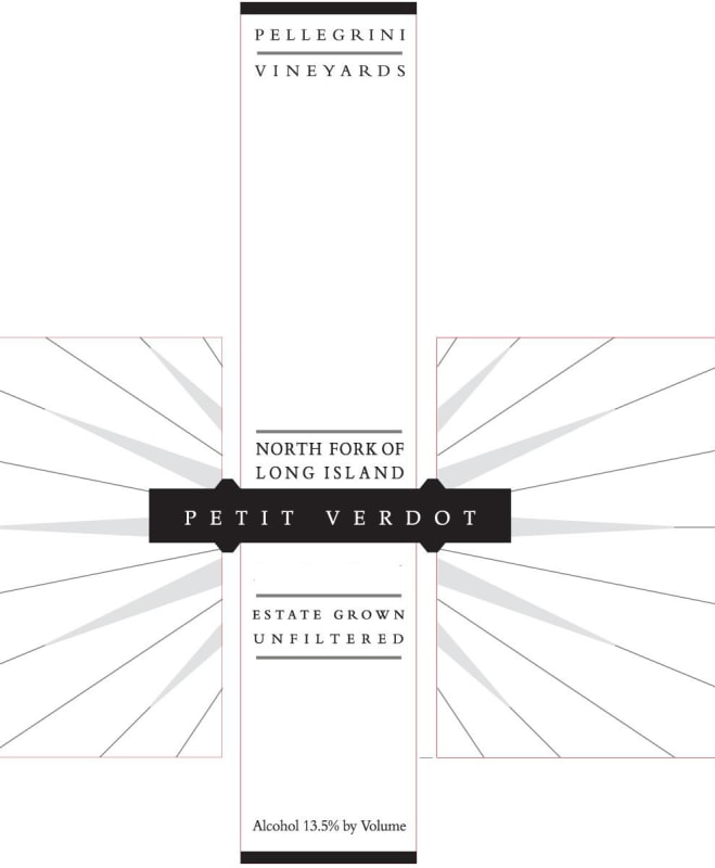 Pellegrini Vineyards Petit Verdot 2010 Front Label