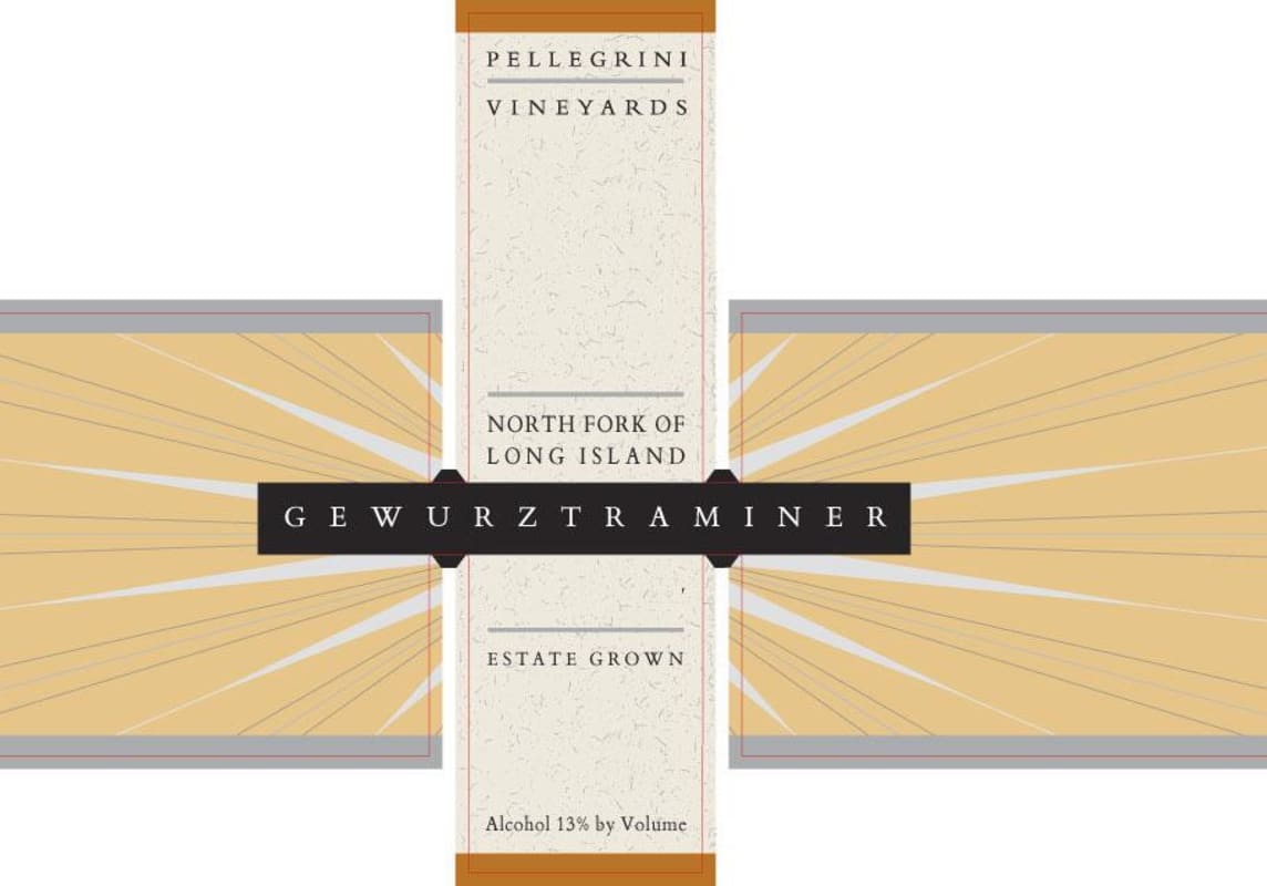 Pellegrini Vineyards Gewurztraminer 2014 Front Label