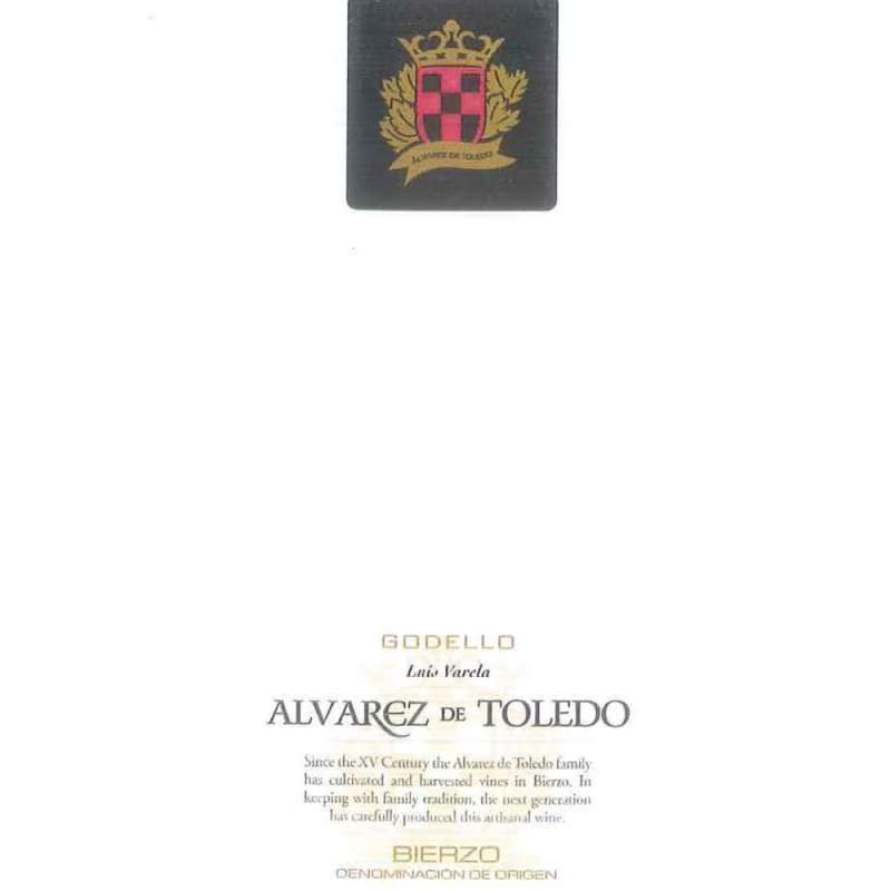 Vinos de Arganza Alvarez de Toledo Godello 2016 Front Label
