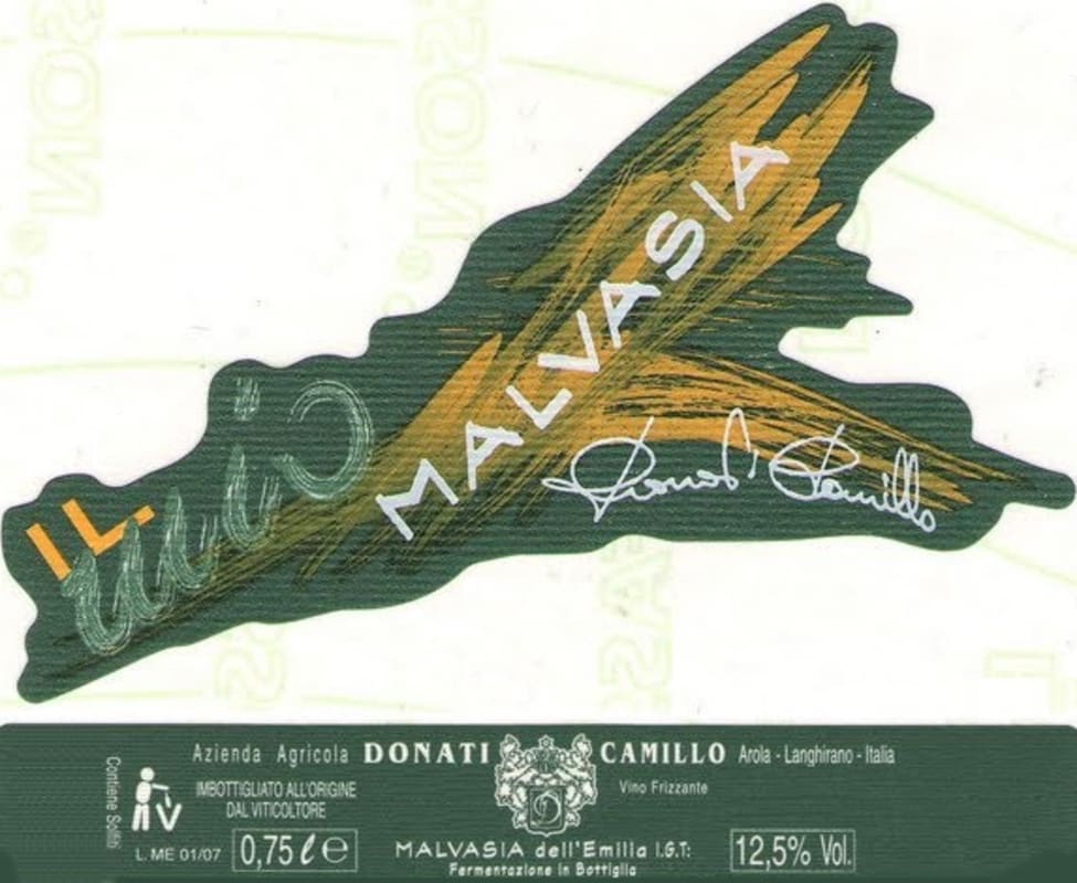 Azienda Agricola Donati Camillo Il Mio Malvasia di Candia 2015 Front Label