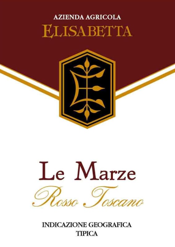 Azienda Agricola Elisabetta di Brunetti Toscana Le Marze Rosso 2011 Front Label