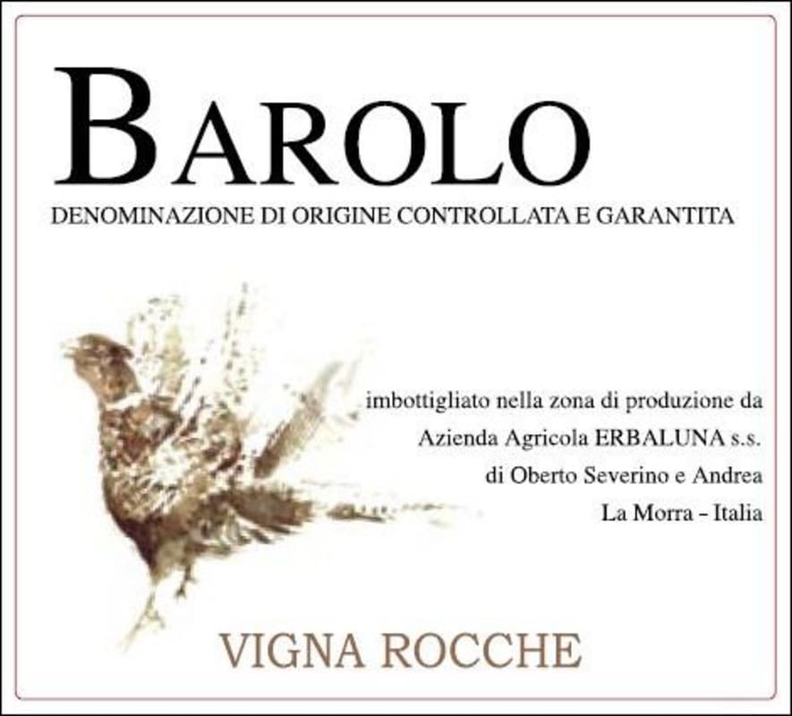 Azienda Agricola Erbaluna Vigna Rocche 2007 Front Label