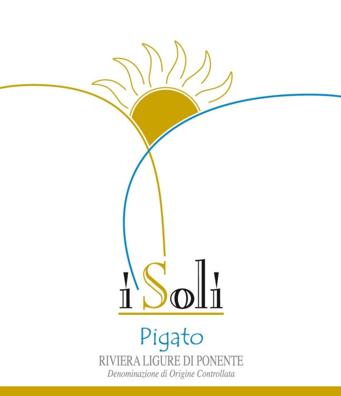 Foresti Riviera Ligure di Ponente I Soli Pigato 2015 Front Label