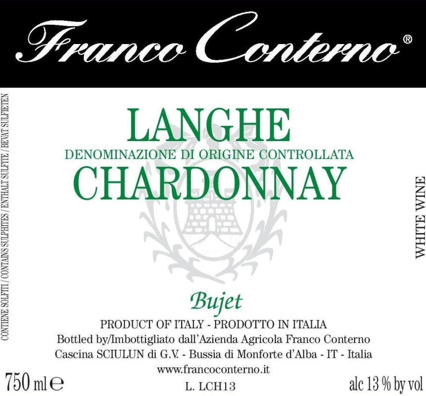 San Michele Langhe Vigna Bujet Chardonnay 2014 Front Label