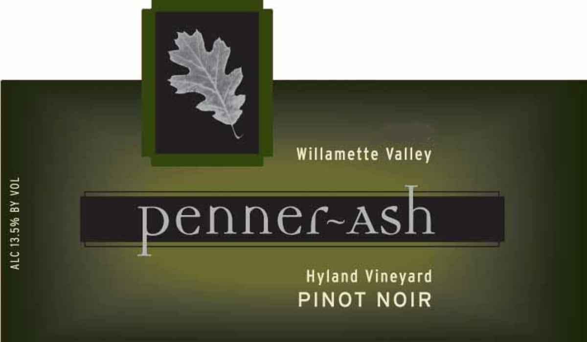 Penner-Ash Hyland Vineyard Pinot Noir 2009 Front Label
