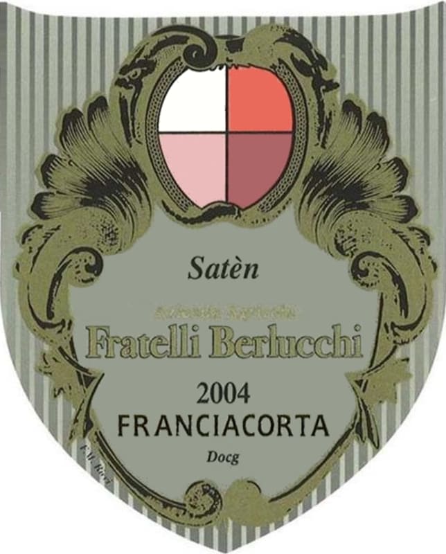 Fratelli Berlucchi Franciacorta Saten 2004 Front Label