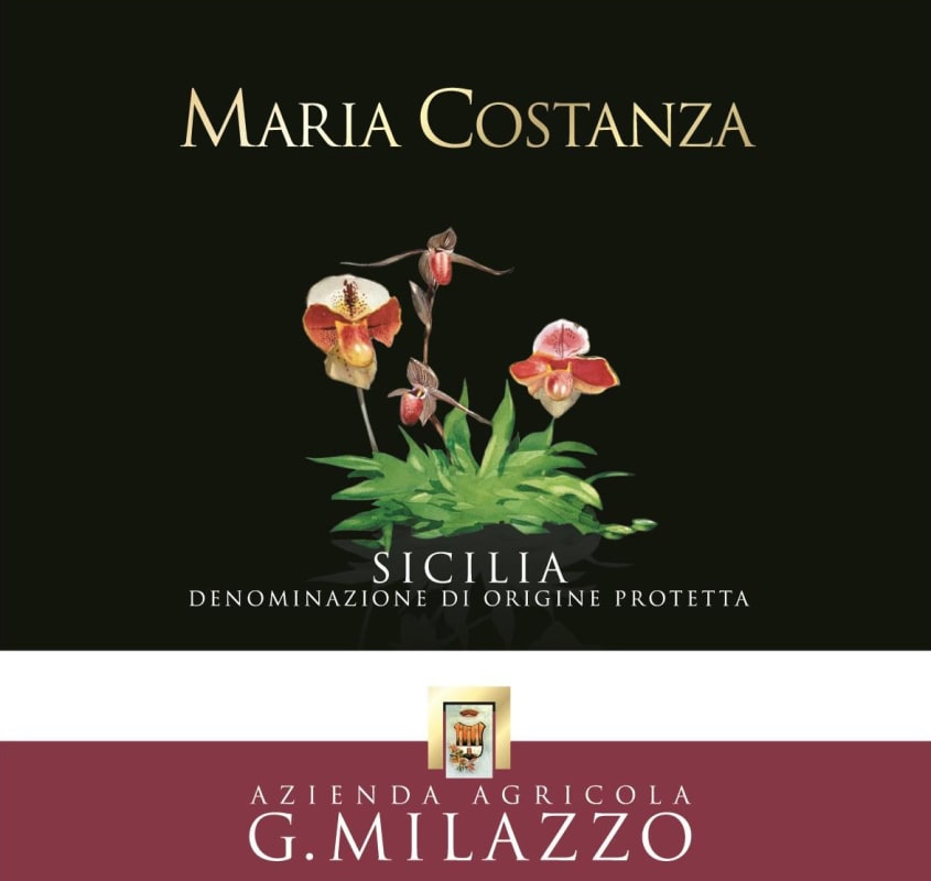 Azienda Agricola G. Milazzo Sicilia Maria Costanza 2012 Front Label