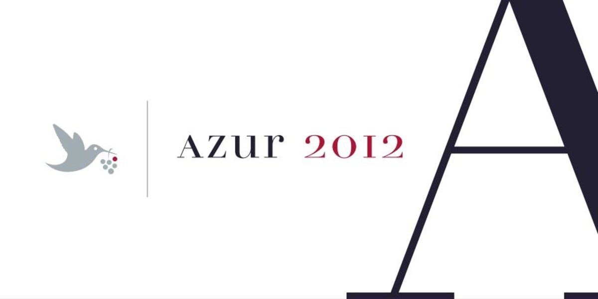 Azur Red 2012 Front Label