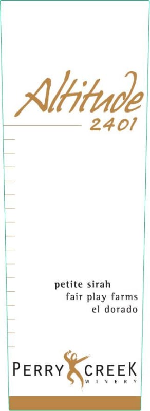Perry Creek Altitude 2401 Petite Sirah 2008 Front Label