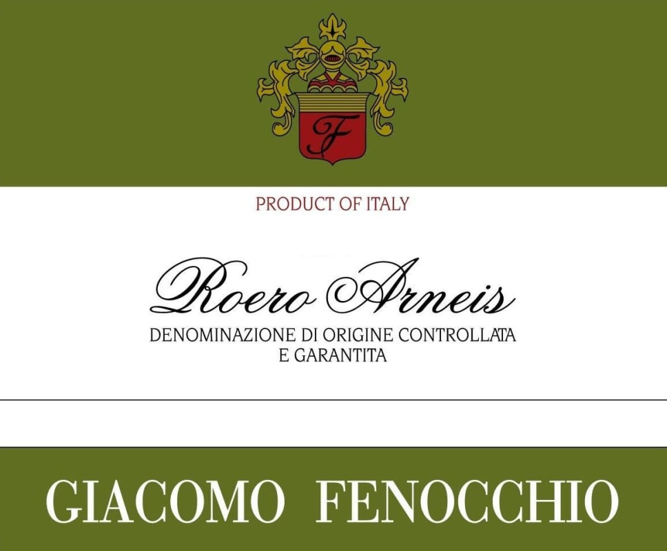 Giacomo Fenocchio Roero Arneis 2015 Front Label