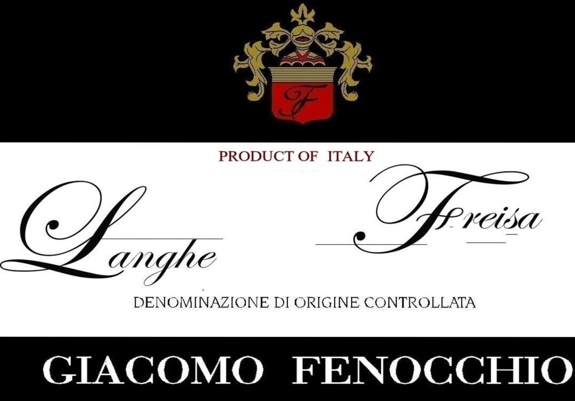 Giacomo Fenocchio Langhe Freisa 2011 Front Label