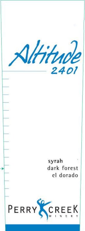Perry Creek Altitude 2401 Syrah 2011 Front Label