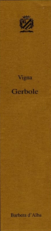 Azienda Giribaldi Barbera d'Alba Vigna Gerbole 2008 Front Label