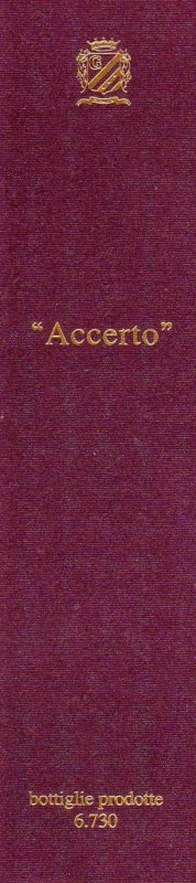 Azienda Giribaldi Nebbiolo d'Alba Accerto 2012 Front Label