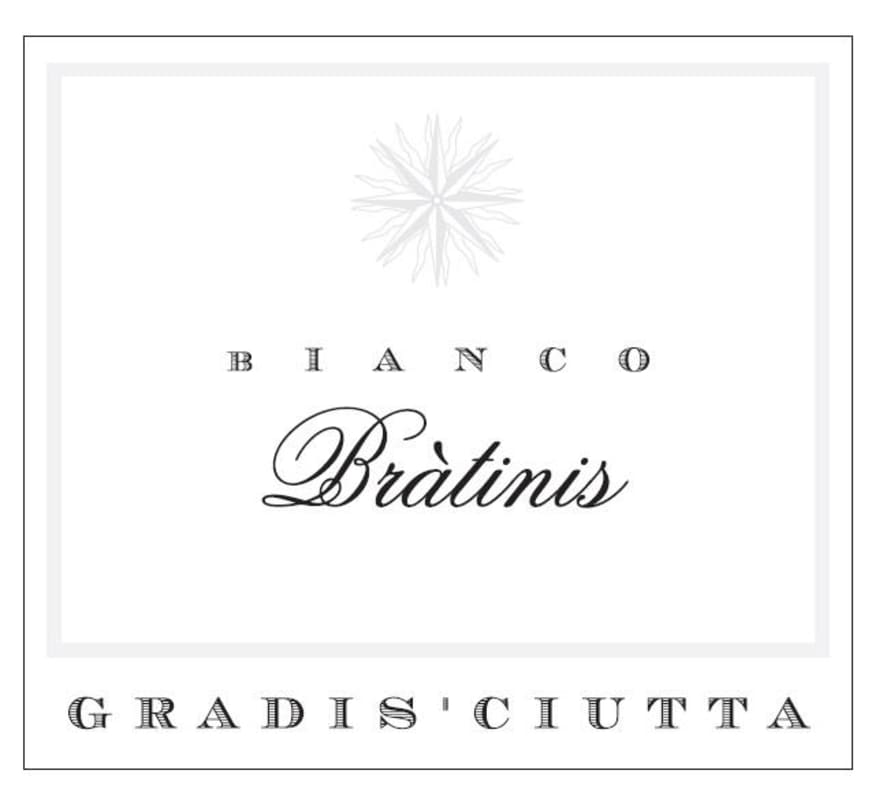Gradis'ciutta Bratinis Bianco 2010 Front Label