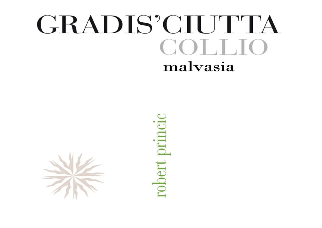 Gradis'ciutta Malvasia 2015 Front Label