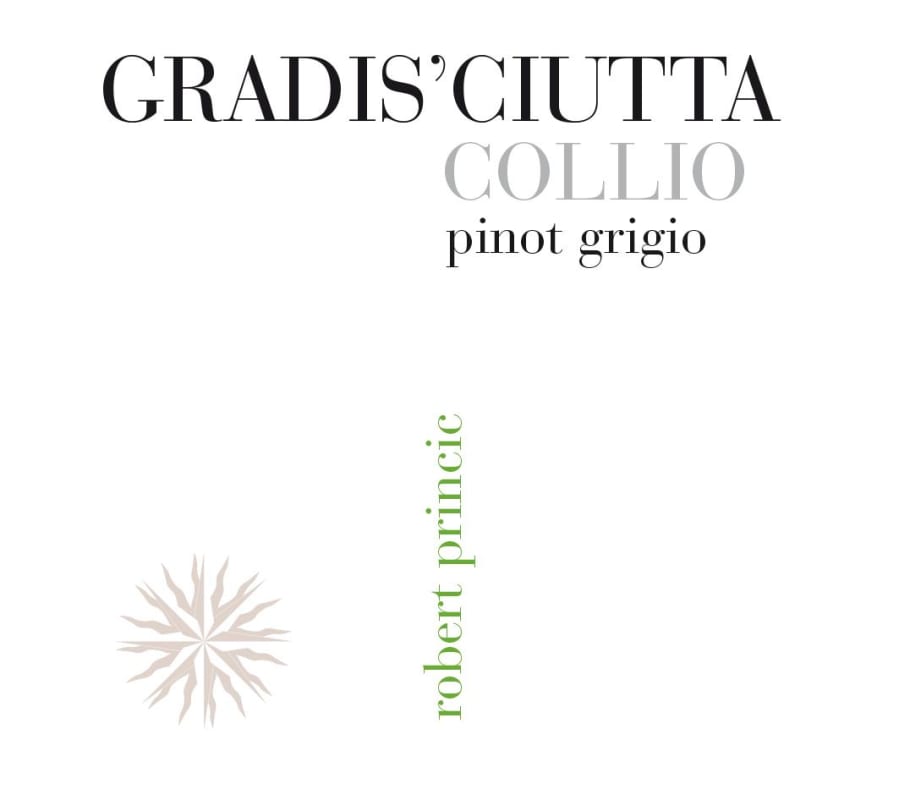 Gradis'ciutta Pinot Grigio 2015 Front Label