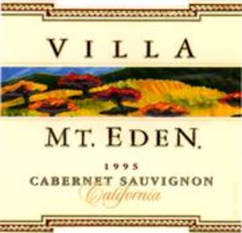 Villa Mt. Eden Cabernet Sauvignon 1996 Front Label