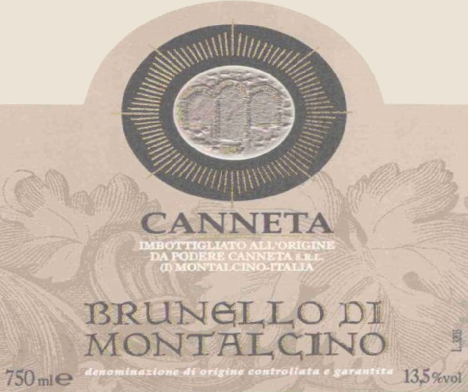 I Mori Brunello di Montalcino Canneta 2001 Front Label