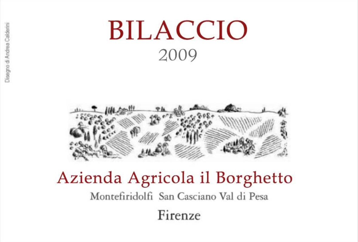 Azienda Agricola Il Borghetto Toscana Bilaccio 2009 Front Label