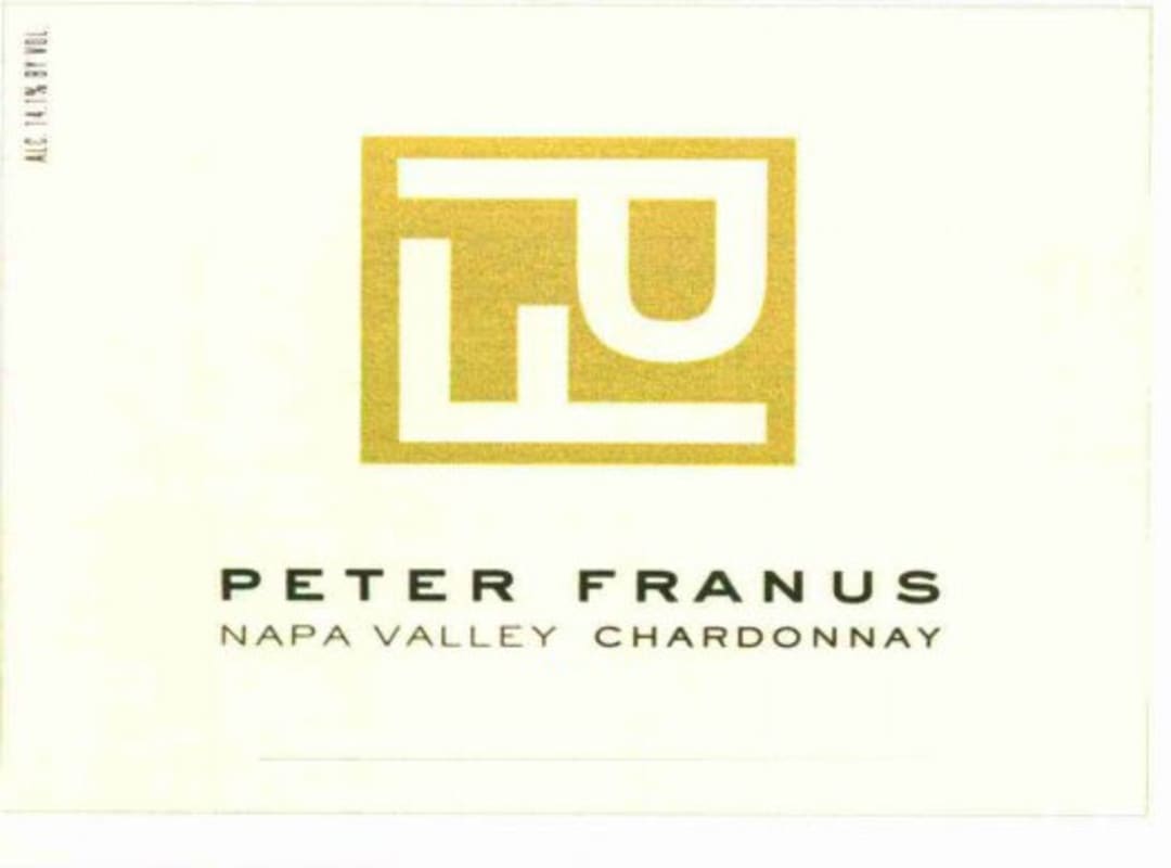 Franus Peter Franus Chardonnay 2013 Front Label