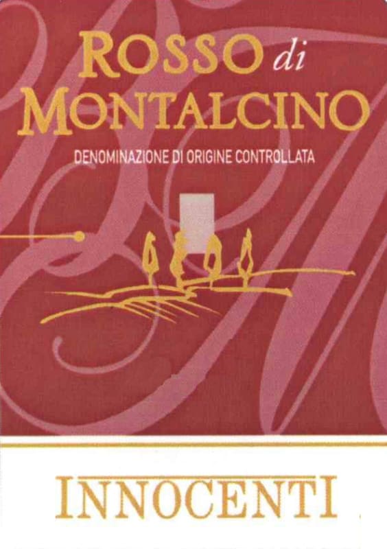 Azienda Agricola Innocenti Rosso di Montalcino 2007 Front Label