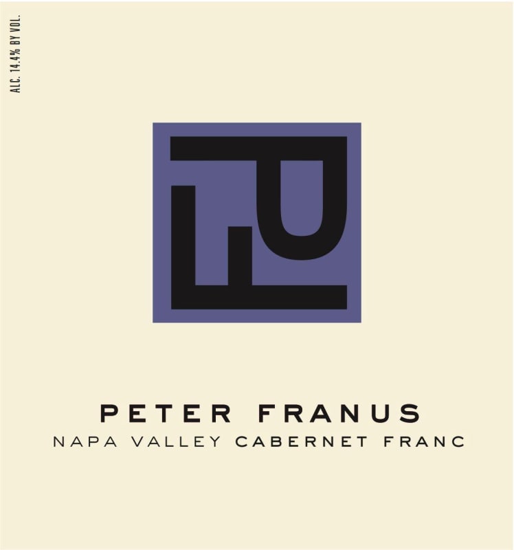 Franus Peter Franus Cabernet Franc 2012 Front Label