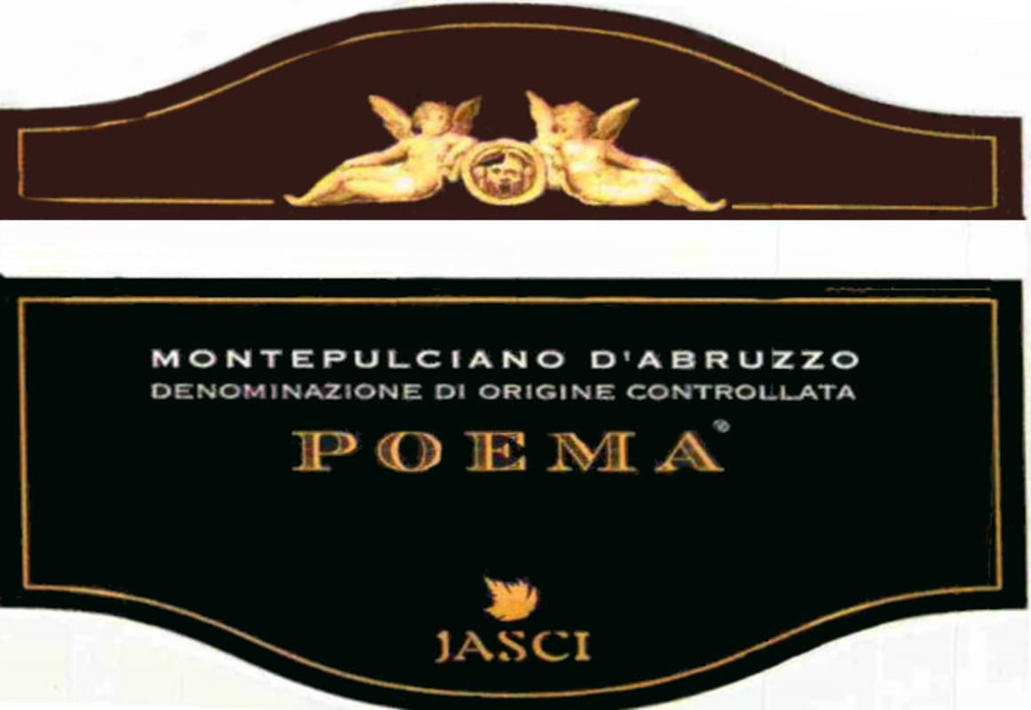 Azienda Agricola Jasci Donatello Montepulciano d'Abruzzo Poema 2004 Front Label