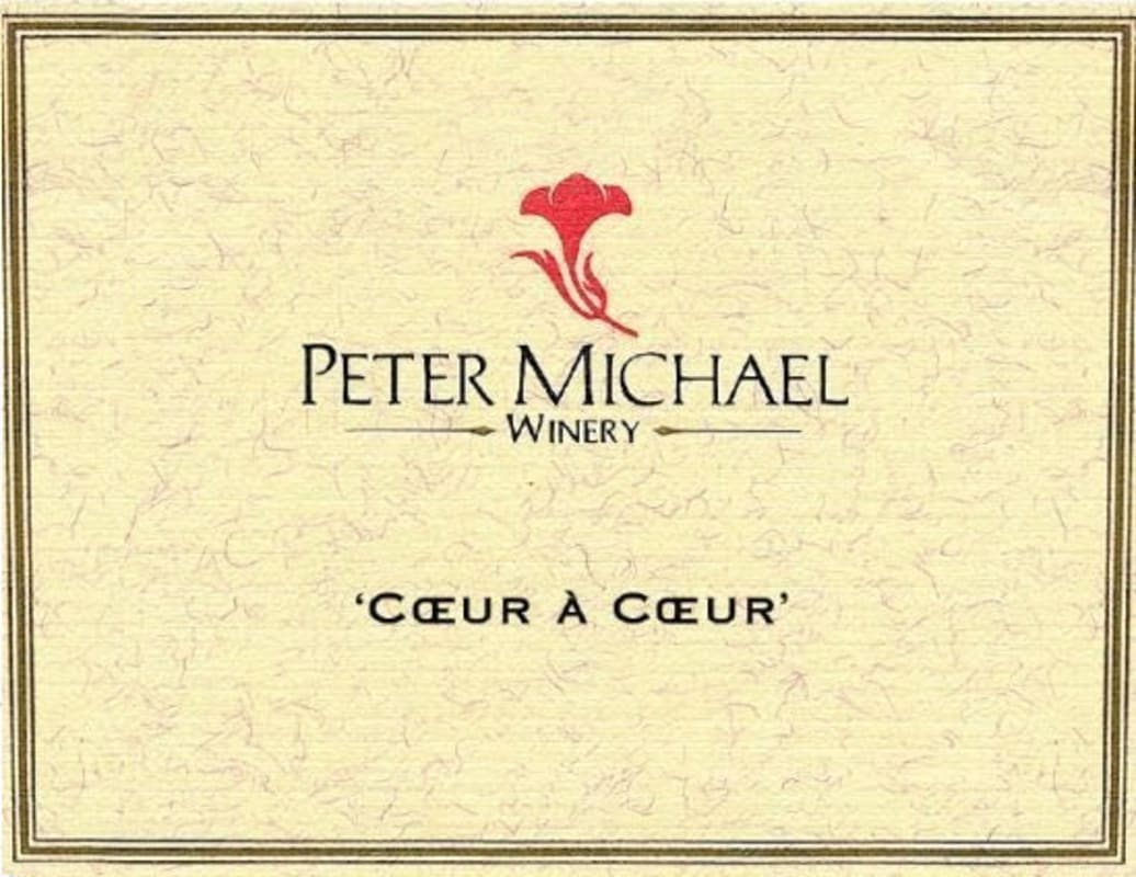 Peter Michael Coeur a Coeur White Blend 2009 Front Label