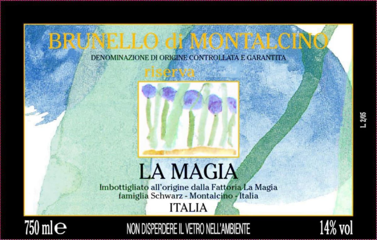 La Magia Brunello di Montalcino Riserva 2004 Front Label