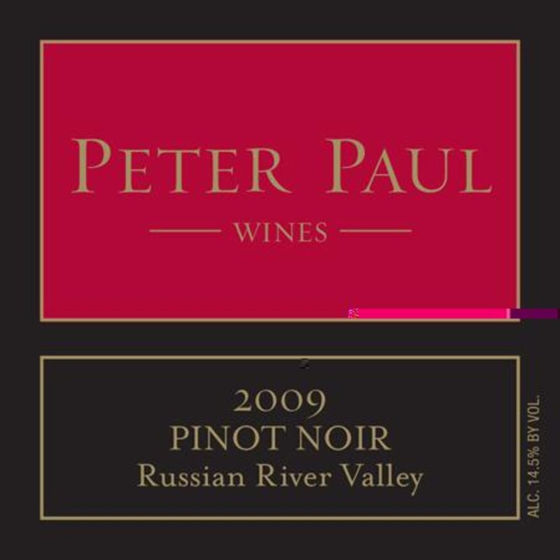 Peter Paul Russian Pinot Noir 2009 Front Label