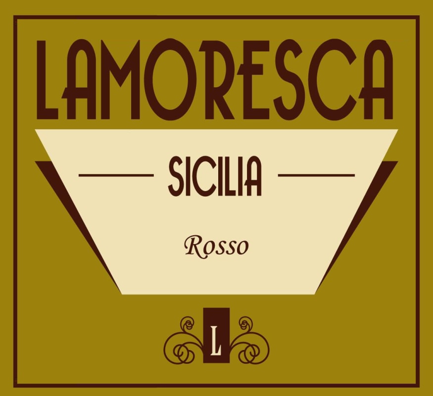 Azienda Agricola Lamoresca Sicilia Lamoresca Rosso 2012 Front Label