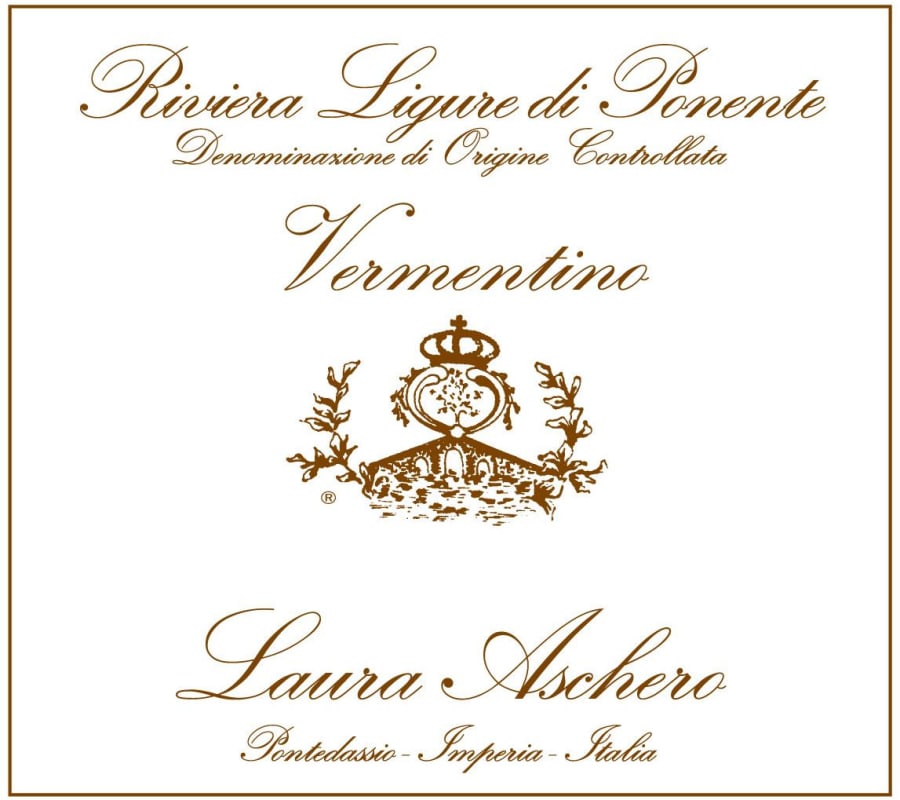 Laura Aschero Riviera Ligure di Ponente Vermentino 2012 Front Label