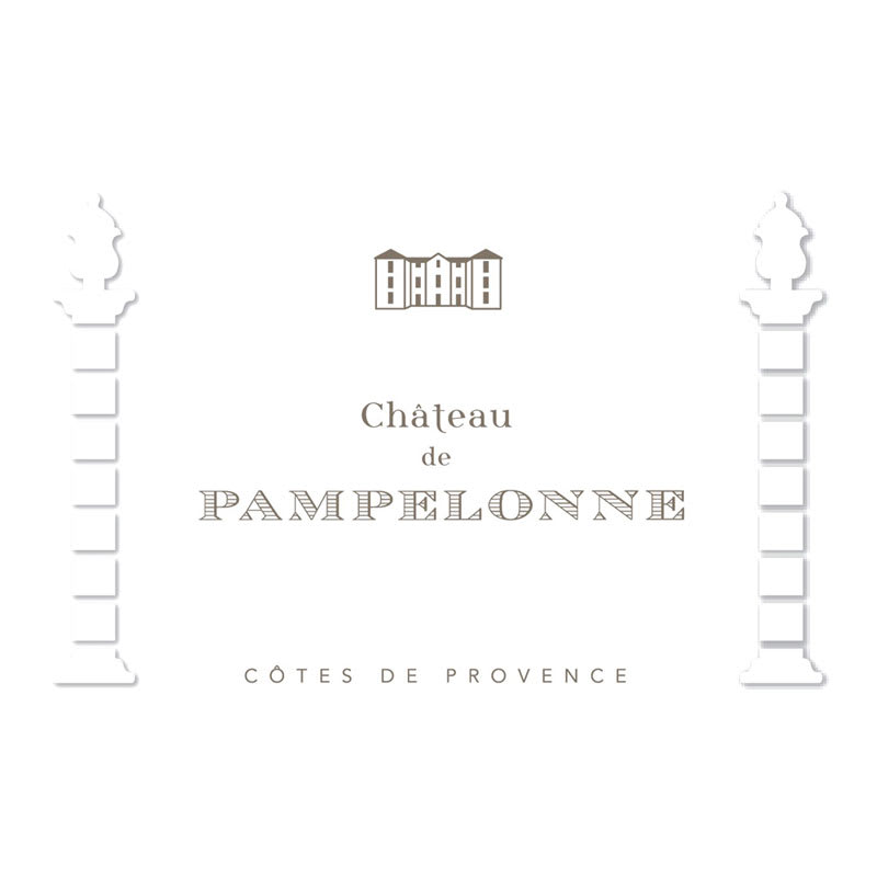 Chateau de Pampelonne Cotes de Provence Rose 2016 Front Label