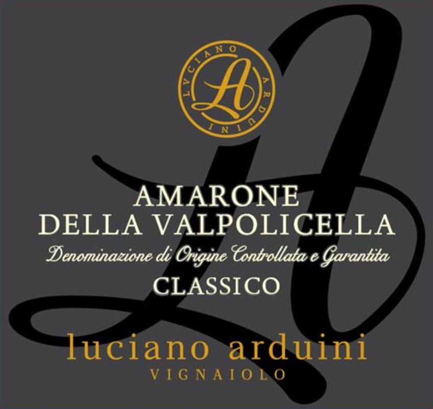 Luciano Arduini Amarone della Valpolicella Classico 2012 Front Label