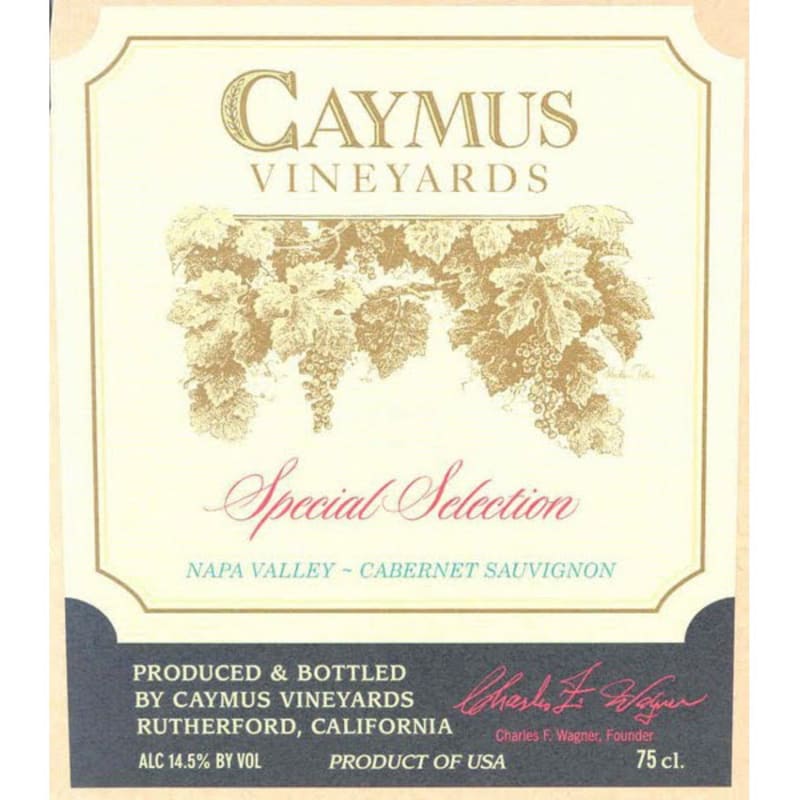 Caymus Special Selection Cabernet Sauvignon (1.5 Liter Magnum) 1997 Front Label