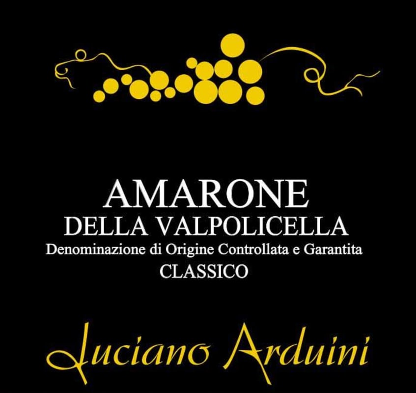 Luciano Arduini Amarone della Valpolicella Classico 2010 Front Label