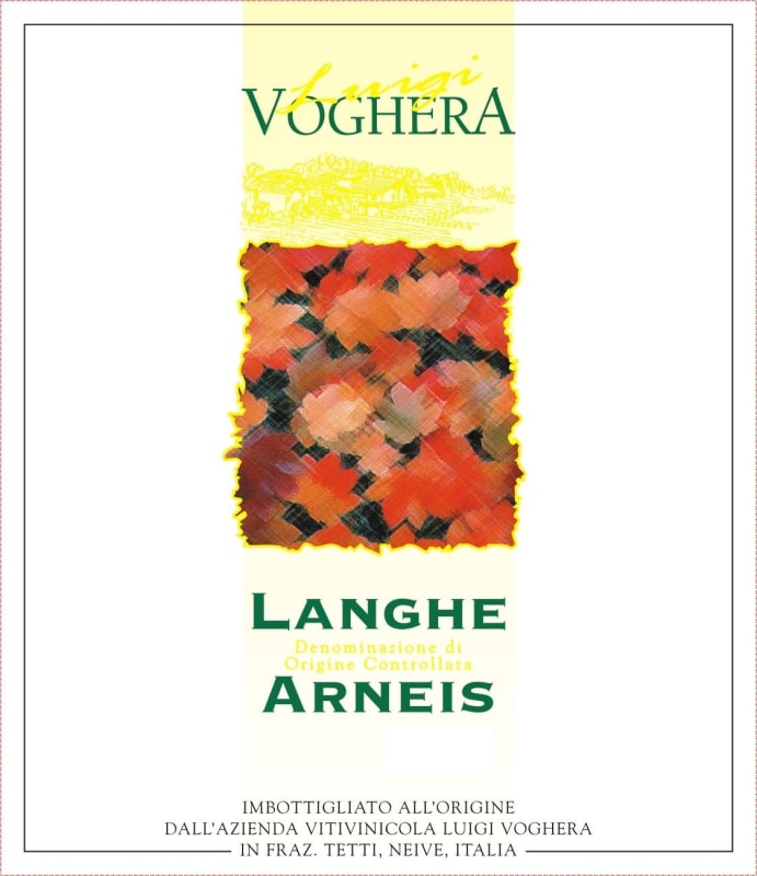 Luigi Voghera Langhe Arneis 2010 Front Label