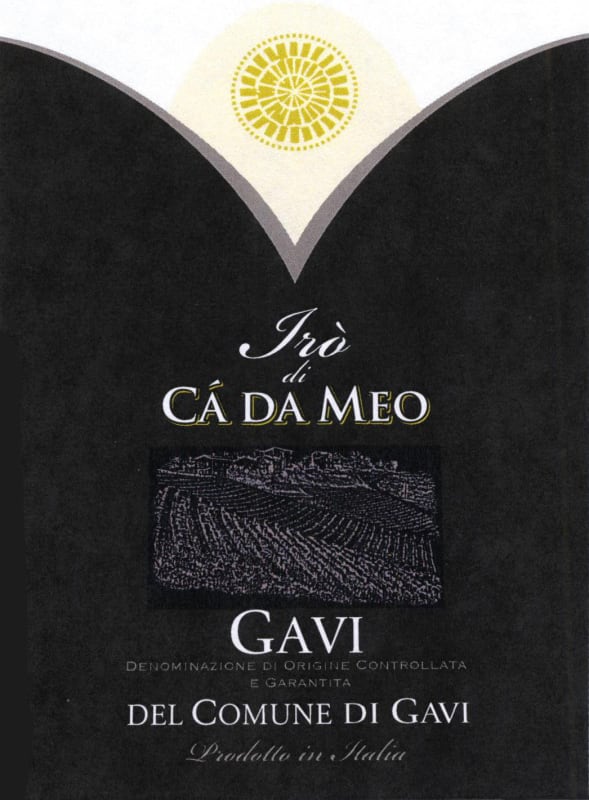 Azienda Agricola Magda Pedrini Gavi Ca da Meo Iro 2015 Front Label