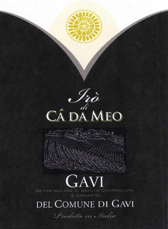 Azienda Agricola Magda Pedrini Gavi Ca da Meo Iro 2013 Front Label