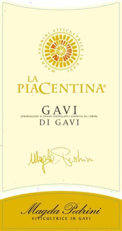 Azienda Agricola Magda Pedrini Gavi La Piacentina 2015 Front Label