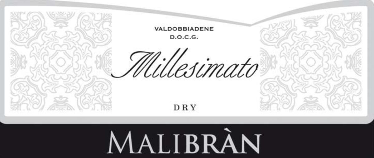 Azienda Agricola Malibran Prosecco Valdobbiadene Millesimato Dry 2014 Front Label