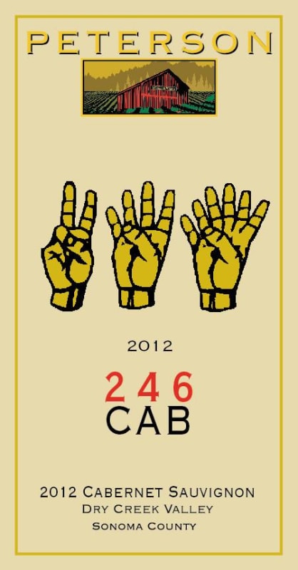 Peterson 246 Cab 2012 Front Label