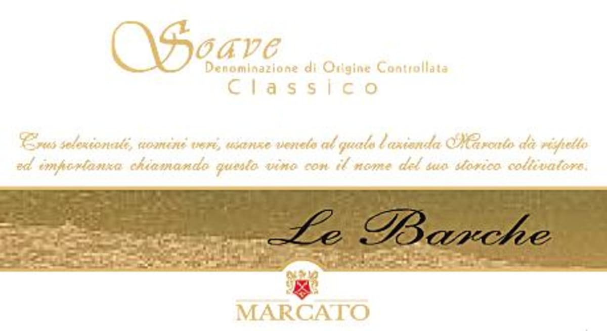 Azienda Agricola Marcato Soave Classico Le Barche 2011 Front Label