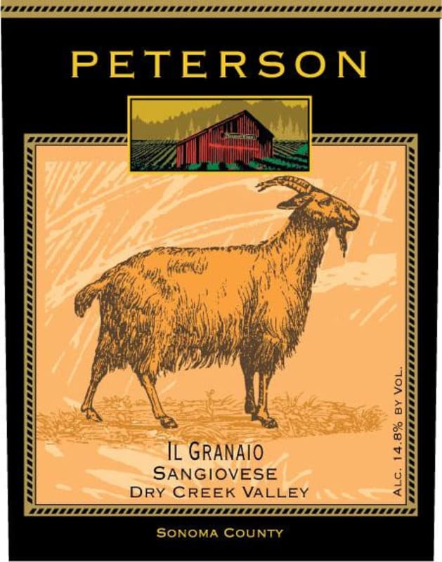 Peterson Il Granaio Sangiovese 2013 Front Label