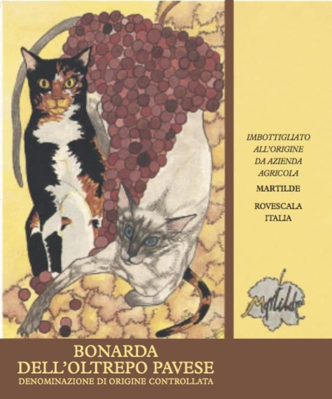 Azienda Agricola Martilde Oltrepo Pavese Bonarda 2013 Front Label